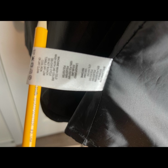 Kensie Black snap button front jacket size 4 - Picture 9 of 10